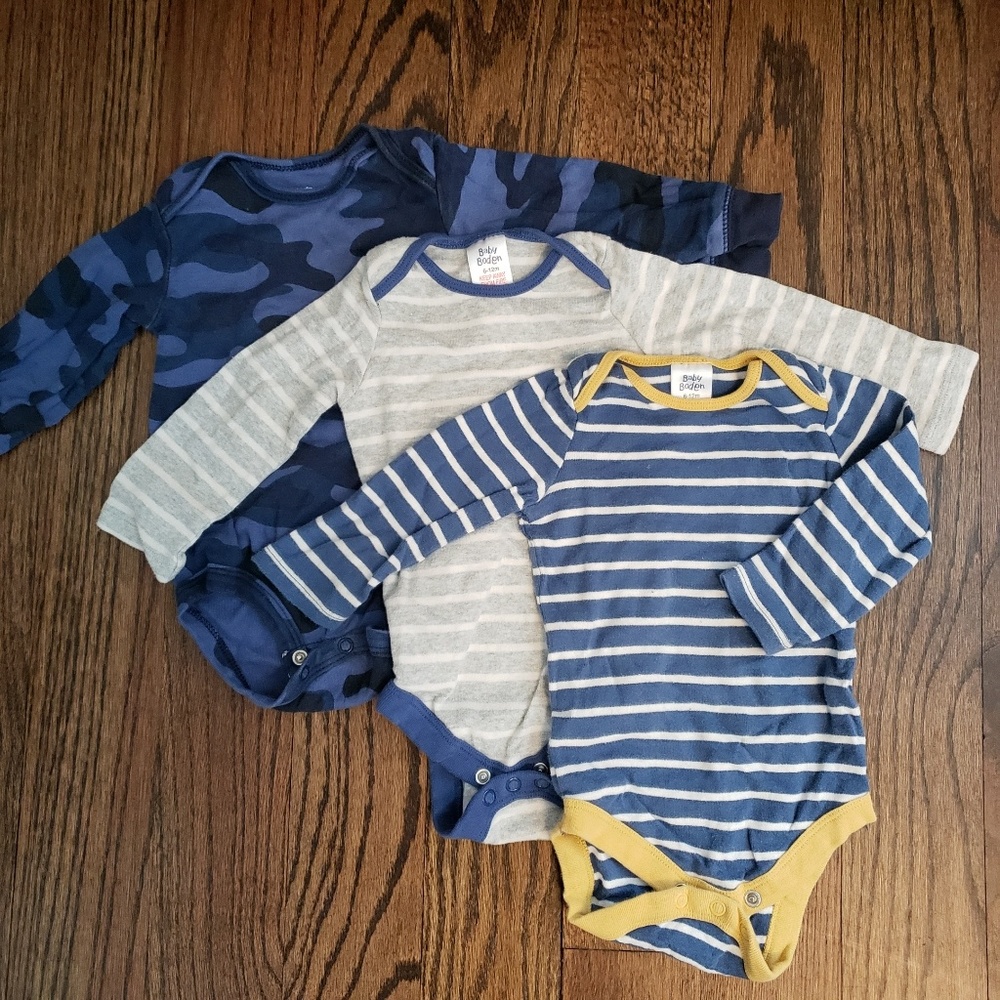 3 long sleeve onesies